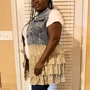 Best 25+ Deals for Plus Size Denim Vest 